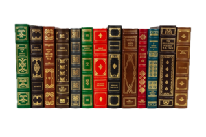 Faux Leather Books (with colour options)