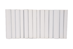 White Reverse Cover Hardback Books
